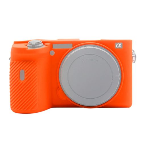 PULUZ Orange Silicone Case for Sony A6600/ILCE-6600 - Protective Cover - 1
