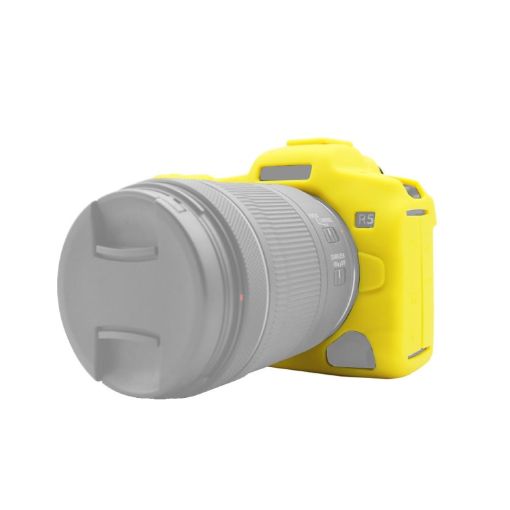 PULUZ Yellow Silicone Case for Canon EOS R5 - Protective Cover - 1