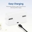 DJI Mic 2 PULUZ Charging Case Silicone Protective Cover - White - 6