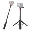 PULUZ Black Tripod Selfie Stick Stand for GoPro Action Cameras - 1