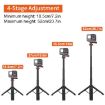 PULUZ Black Tripod Selfie Stick Stand for GoPro Action Cameras - 3