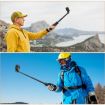 US Warehouse PULUZ Action Camera Tripod Selfie Stick Stand for GoPro - 7