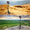 US Warehouse PULUZ Action Camera Tripod Selfie Stick Stand for GoPro - 8