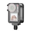DJI Osmo Action 5 Pro/4/3 PULUZ Metal Cage Frame with Cold Shoe Black - 1