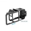 DJI Osmo Action 5 Pro/4/3 PULUZ Metal Cage Frame with Cold Shoe Black - 7