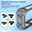 Insta360 X5 PULUZ Aluminum Alloy Protective Cage Rig - Grey - 5