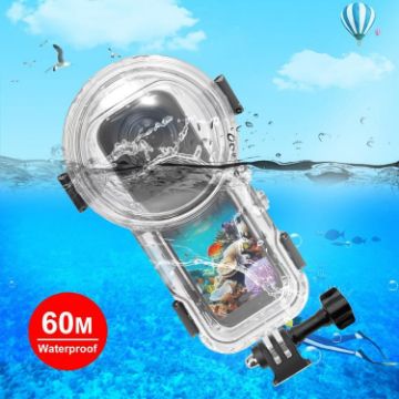 Insta360 X5 PULUZ 60m Waterproof Diving Case Transparent - 1