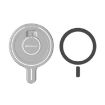 Insta360 Flow 2 Pro PULUZ Magnetic Phone Mount Adapter - Silver - 8