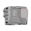 Insta360 Ace Pro 2 PULUZ Aluminum Cage Rig Dual Cold Shoe Frame Silver - 1