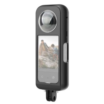 Insta360 X3 PULUZ Metal Cage Rig with Lens Protector - Black - 1
