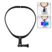 PULUZ Lazy Adjustable Neck Bracket for GoPro Action Cameras - Black - 1