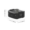 DJI OSMO Pocket 3 PULUZ USB-C Charging Base Aluminum Bracket (Black) - 3