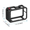 DJI Osmo Action 5/4/3 Aluminum Alloy Cage with Lens Cover - Black - 2