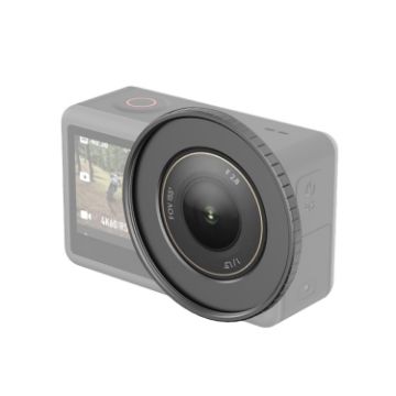 DJI Action 4 PULUZ Metal Filter Holder Protective Frame (Black) - 1