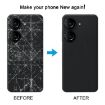 Asus Zenfone 10 AI2302 Blue Leather Battery Back Cover - 6