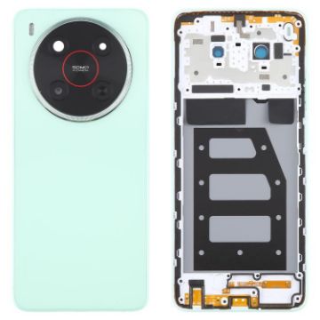 ZTE Blade V70 Max Green Plastic Battery Back Cover with Frame/Lens - 1