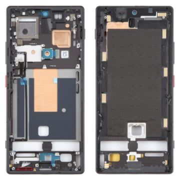 ZTE nubia Z70 Ultra NX733J NX736J Black Middle Frame Bezel Plate - 1
