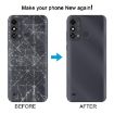 ZTE Blade A53 Black Plastic Battery Back Cover Replacement - 6