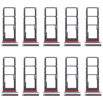Motorola Moto E30 SIM & Micro SD Card Tray Set - 10pcs (Grey) - 1