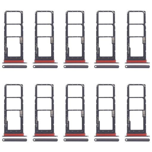 Motorola Moto E30 SIM & Micro SD Card Tray Set - 10pcs (Grey) - 1