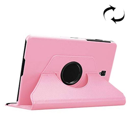 Litchi Texture Pink Leather Case for Galaxy Tab S4 10.5 T830/T835 - 1