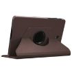 Galaxy Tab S4 10.5 Leather Case, Litchi Texture, 360 Rotation, Brown - 4