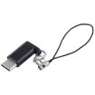 Mini Portable USB to Type-C & USB-C Converter Adapter OTG (Black) - 2