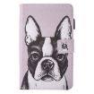 Galaxy Tab A 7.0 (2016) T280 Bulldog Pattern Flip Leather Case with Slots - 2