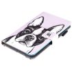 Galaxy Tab A 7.0 (2016) T280 Bulldog Pattern Flip Leather Case with Slots - 7