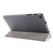 Silk Texture Leather Case with Three-Folding Holder for Galaxy Tab P200 - 4