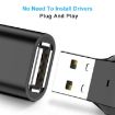 24cm Gold Micro USB to USB-C OTG Adapter Data Cable Aluminum Alloy - 4