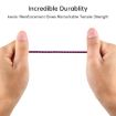 3 PCS K10 3.5mm Male to Male Audio Cable 1m - Rose Red Nylon Braided - 4