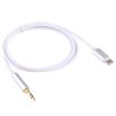 1m USB-C to 3.5mm Male Audio Adapter Cable - Silver - 1