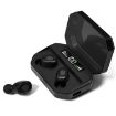 M8 Bluetooth 5.0 TWS Earphones with Touch Display & Charging Box (Black) - 1