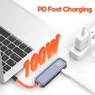 ROCK RT16 5 In 1 Type-C USB-C to HDMI + 4 USB 3.0 Docking Station Hub - 5