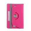 Magenta 7" Tablet Leather Case 360 Rotating for Galaxy, Asus, Huawei - 3