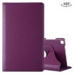 Purple Litchi Texture Rotating Leather Case for Galaxy Tab A 8.0 T290/T295 - 1