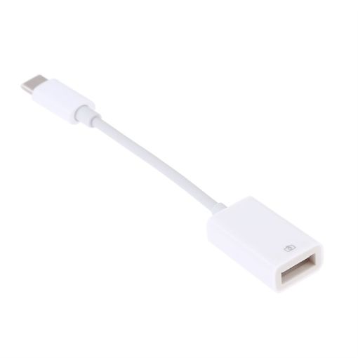 USB Female to USB-C Male OTG Adapter - Type-C Converter for Devices - 1
