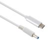 HP USB-C to 4.5x3.0mm Laptop Charging Cable, 1.5m, White - 2