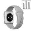 Apple Watch Series 10/9/8/7/SE/6/5/4/3/2/1 Rubber Band Grey - 1