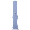 Lavender Grey Rubber Watch Band for Apple Watch Series 10/9/8/7/SE/6/5/4/3/2/1 - 5