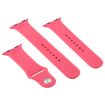 Apple Watch Band 3 in 1 Rubber Pin Buckle Hibiscus Pink 42/41/40/38mm - 3