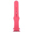 Apple Watch Band 3 in 1 Rubber Pin Buckle Hibiscus Pink 42/41/40/38mm - 5