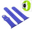 Apple Watch Series 10/9/8/7/SE/6/5/4/3/2/1 Rubber Band 3-in-1 Blue - 1