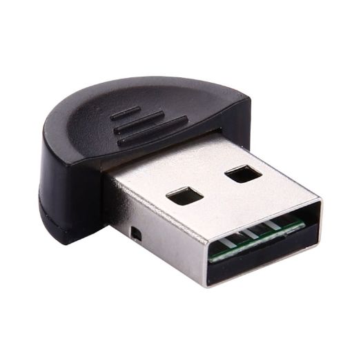 Driveless Bluetooth USB Dongle Adapter with CSR Chip, Plug & Play, Black - 1