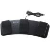 PC USB Triple Action Foot Switch - Black | Hands-Free Control Device - 2