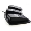 PC USB Triple Action Foot Switch - Black | Hands-Free Control Device - 4