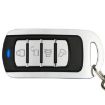315MHz Metal Learning Code 4-Key Remote for Car Garage Door (Black/Silver) - 3