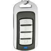 433MHz Metal Learning Code Remote Control for Car Garage Door (Black/Silver) - 1
