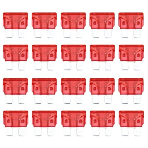 100 PCS 10A Mini Blade Fuses, DC 12V Auto Fuse (Red) - 1